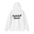 Pickleball Homie Hoodie - Cozy White Pullover for Players & Fans