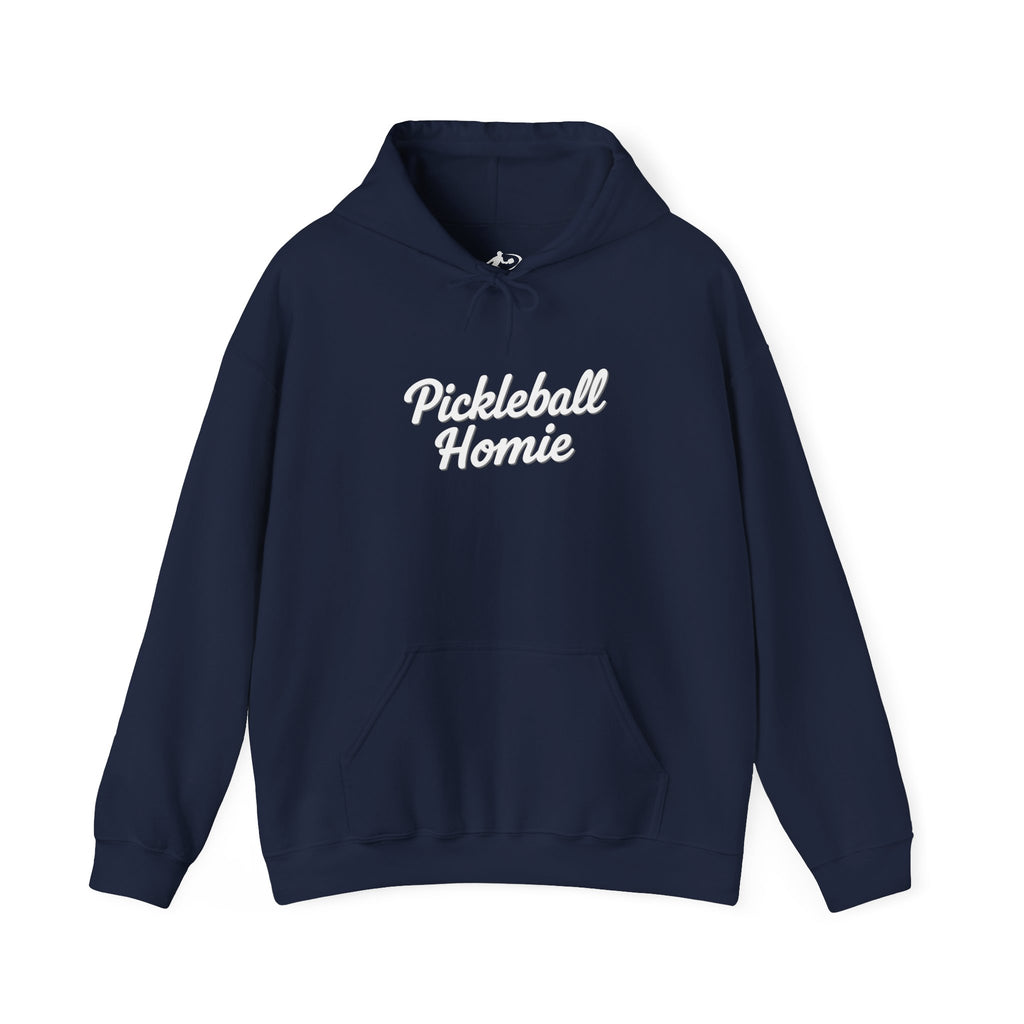 Pickleball Homie Hoodie - Cozy White Pullover for Players & Fans