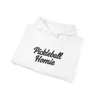 Pickleball Homie Hoodie - Cozy White Pullover for Players & Fans