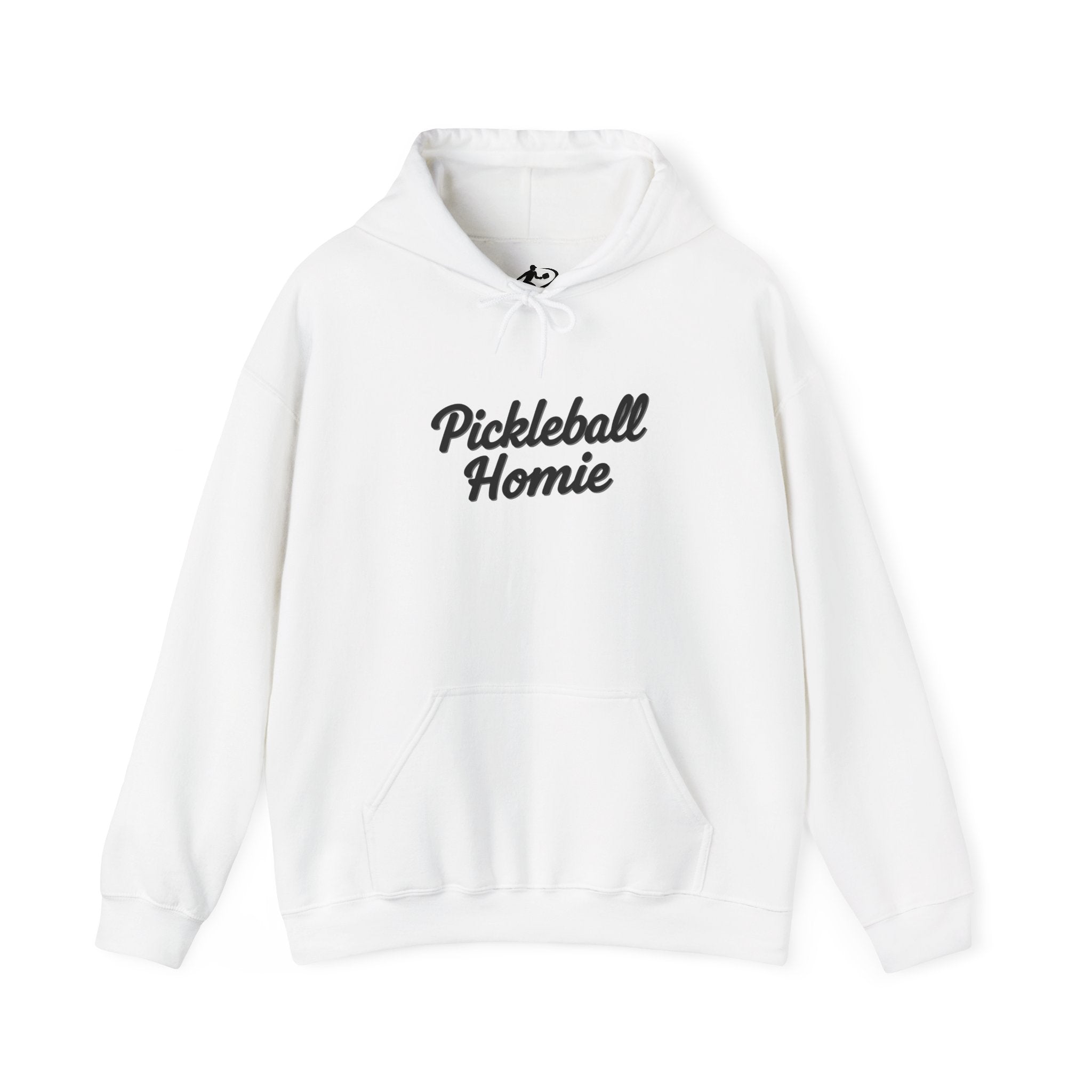 Pickleball Homie Hoodie - Cozy White Pullover for Players & Fans