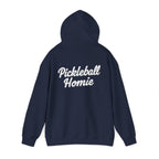 Pickleball Homie Hoodie - Cozy White Pullover for Players & Fans