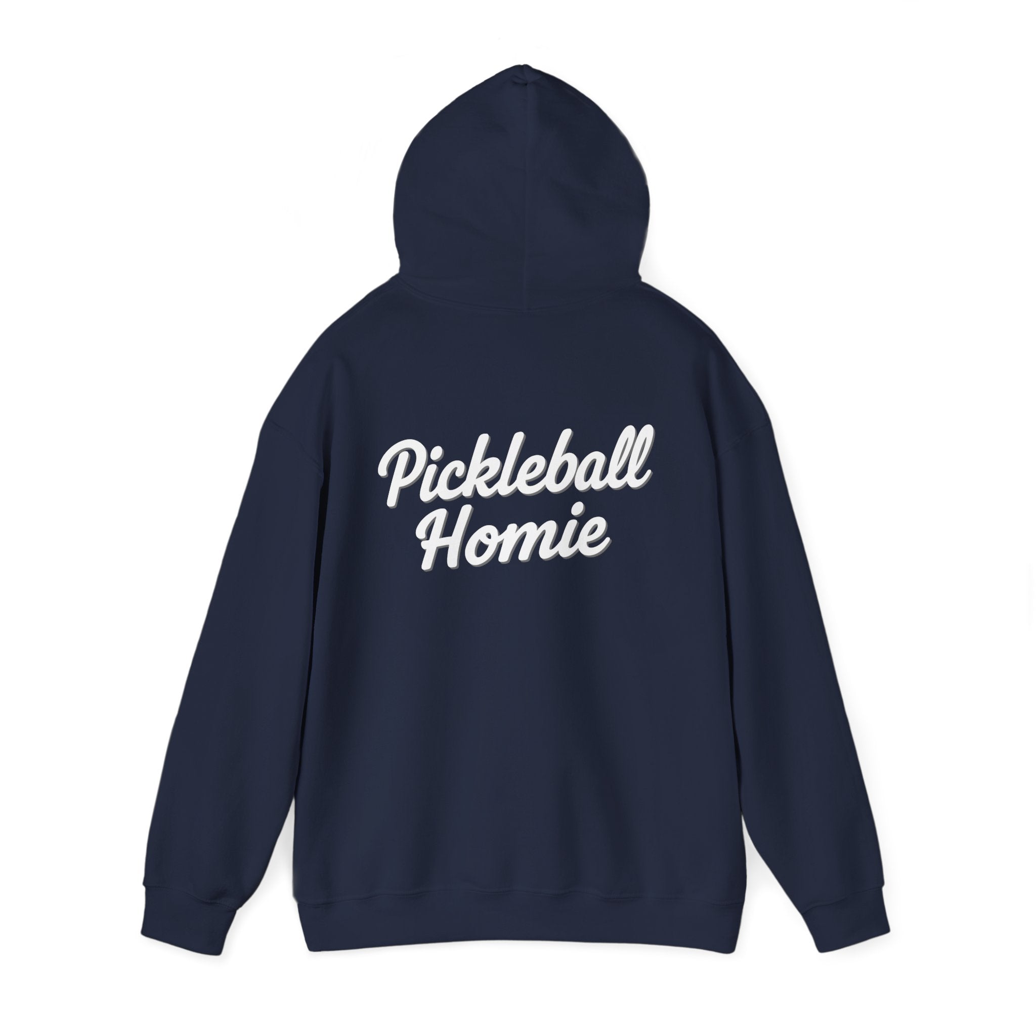 Pickleball Homie Hoodie - Cozy White Pullover for Players & Fans