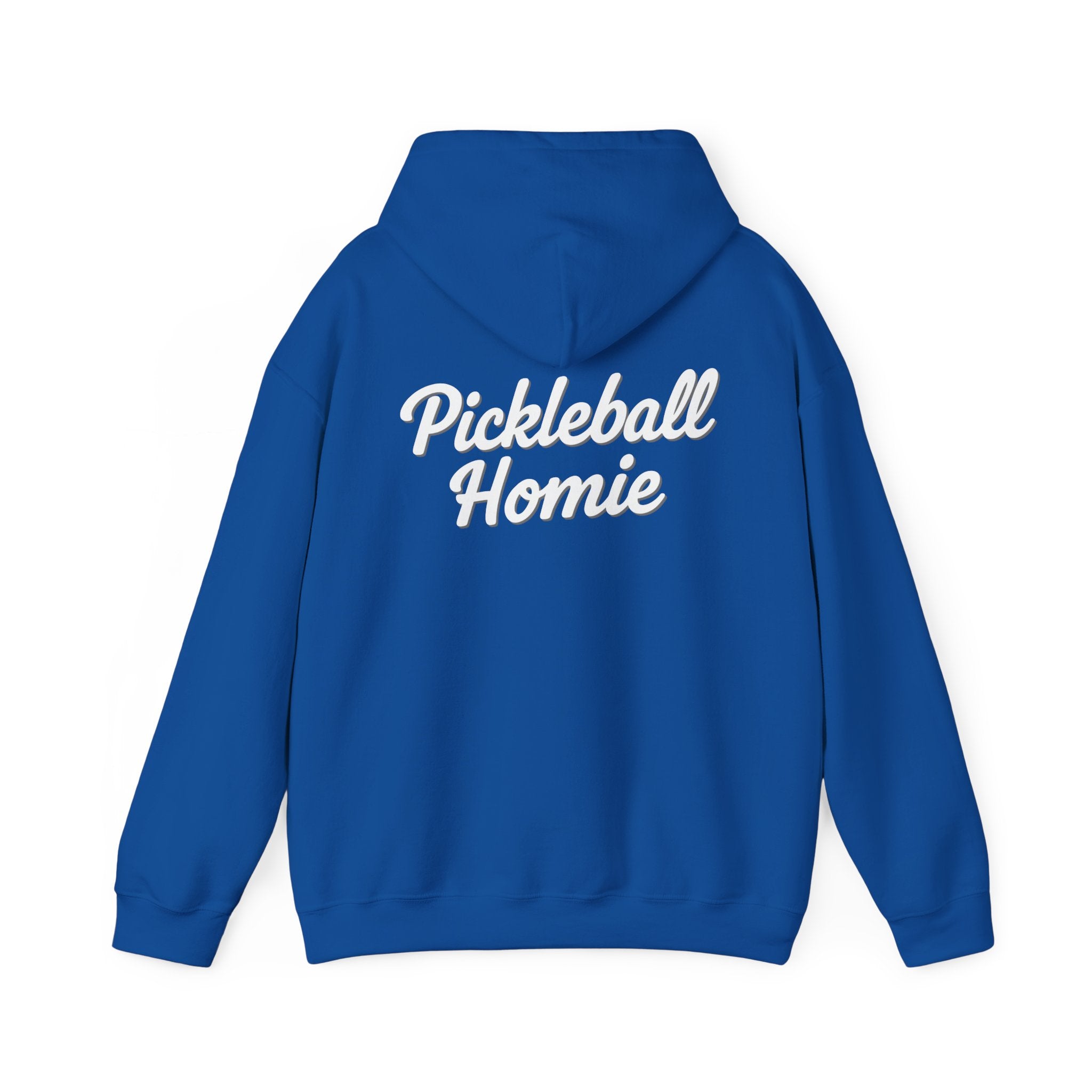 Pickleball Homie Hoodie - Cozy White Pullover for Players & Fans
