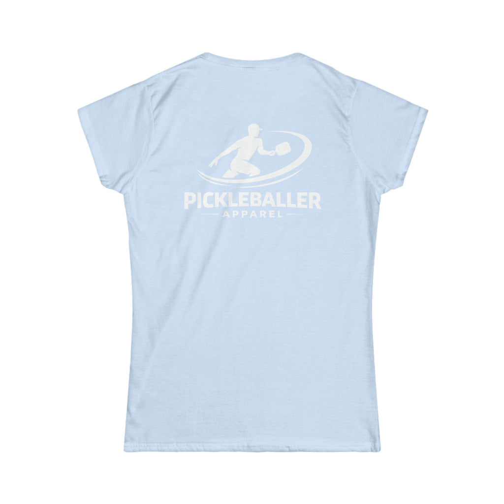 Pickleballer Women's Tee — Pickleball Logo Athletic Shirt