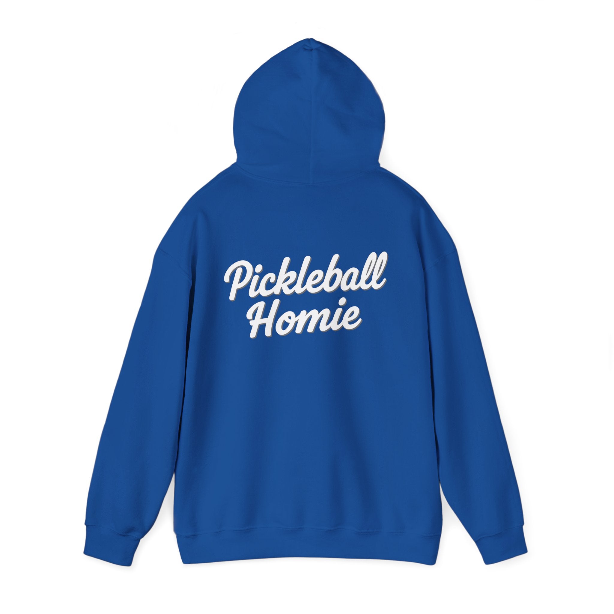 Pickleball Homie Hoodie - Cozy White Pullover for Players & Fans