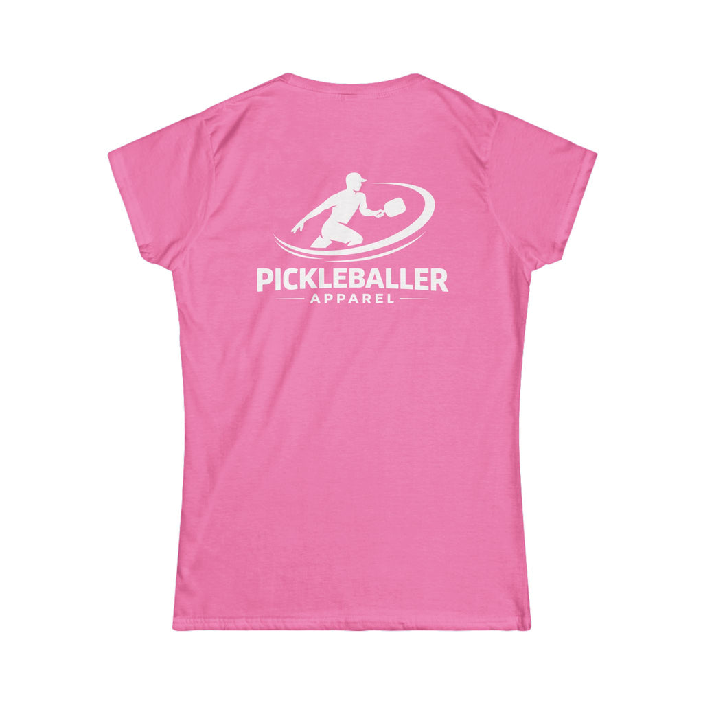 Pickleballer Women's Tee — Pickleball Logo Athletic Shirt