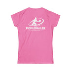 Pickleballer Women's Tee — Pickleball Logo Athletic Shirt