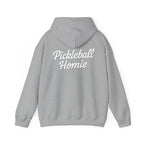 Pickleball Homie Hoodie - Cozy White Pullover for Players & Fans