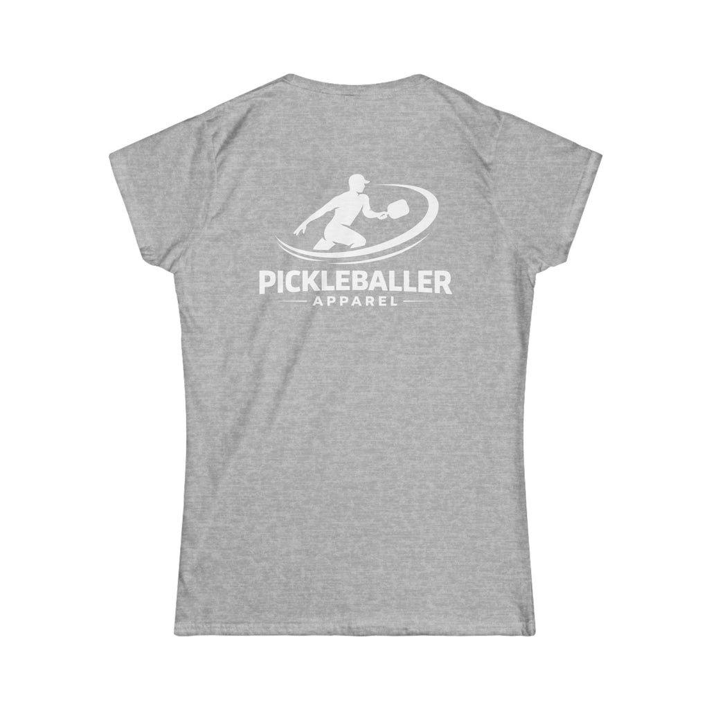Pickleballer Women's Tee — Pickleball Logo Athletic Shirt
