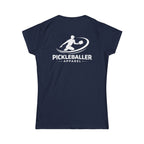 Pickleballer Women's Tee — Pickleball Logo Athletic Shirt