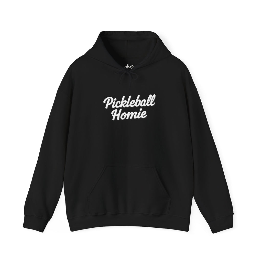 Pickleball Homie Hoodie - Cozy White Pullover for Players & Fans