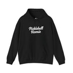 Pickleball Homie Hoodie - Cozy White Pullover for Players & Fans