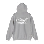 Pickleball Homie Hoodie - Cozy White Pullover for Players & Fans