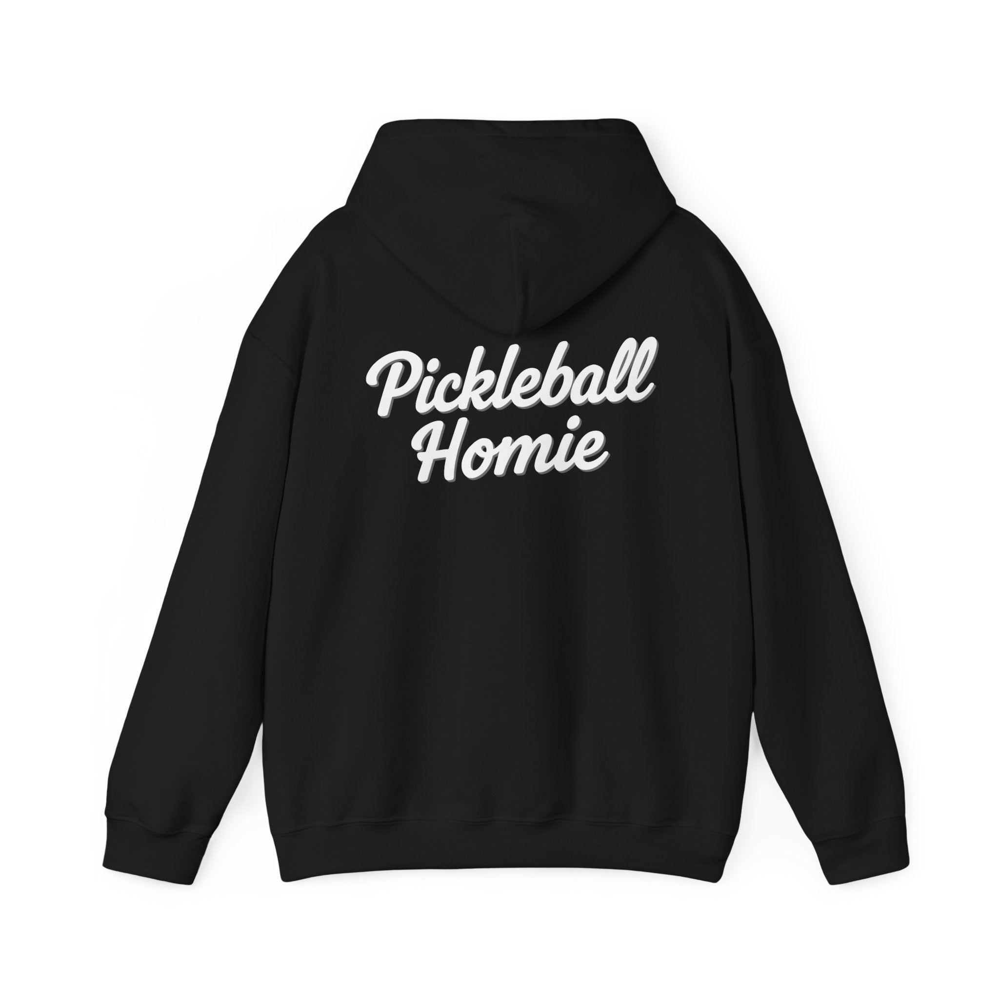Pickleball Homie Hoodie - Cozy White Pullover for Players & Fans
