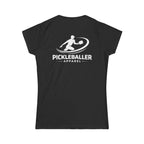 Pickleballer Women's Tee — Pickleball Logo Athletic Shirt
