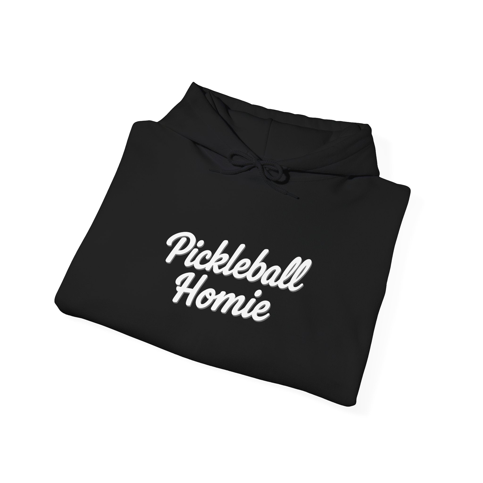 Pickleball Homie Hoodie - Cozy White Pullover for Players & Fans
