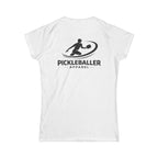 Pickleballer Women's Tee — Pickleball Logo Athletic Shirt