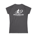 Pickleballer Women's Tee — Pickleball Logo Athletic Shirt